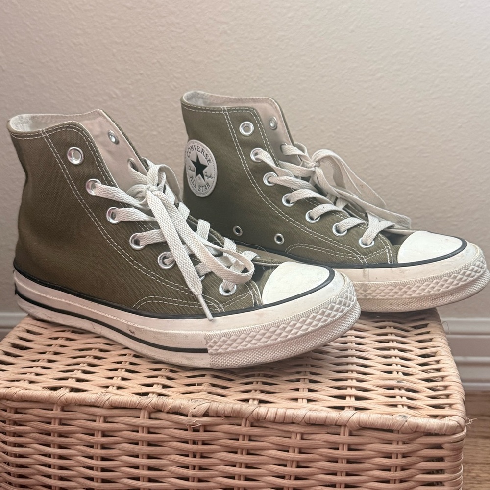 Converse Kids High-Top Sneakers - Khaki